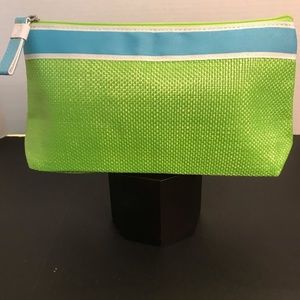 Lancôme Lime Green and Blue Cosmetic Bag, New